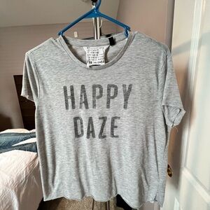 Gray 'Happy Daze' T-Shirt